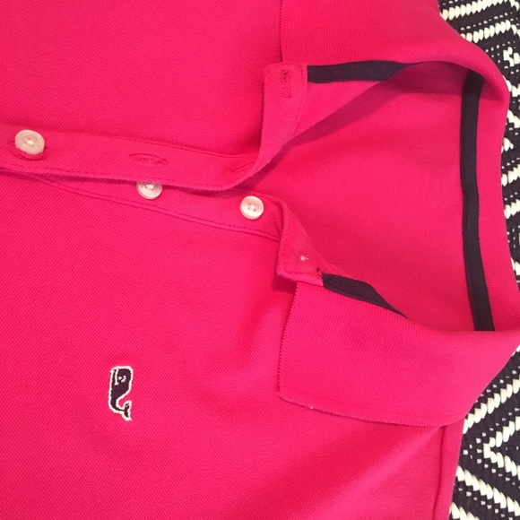Vineyard Vines - Pink Golf Polo Tee - Picture 3 of 3